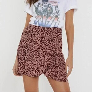 Momokrom leopard print mini skort 8/10